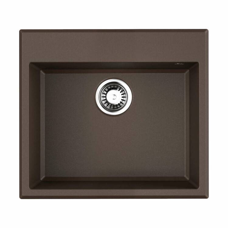 Кухонная мойка OMOIKIRI Tedori 57-P 570x510 мм темный шоколад 4993984