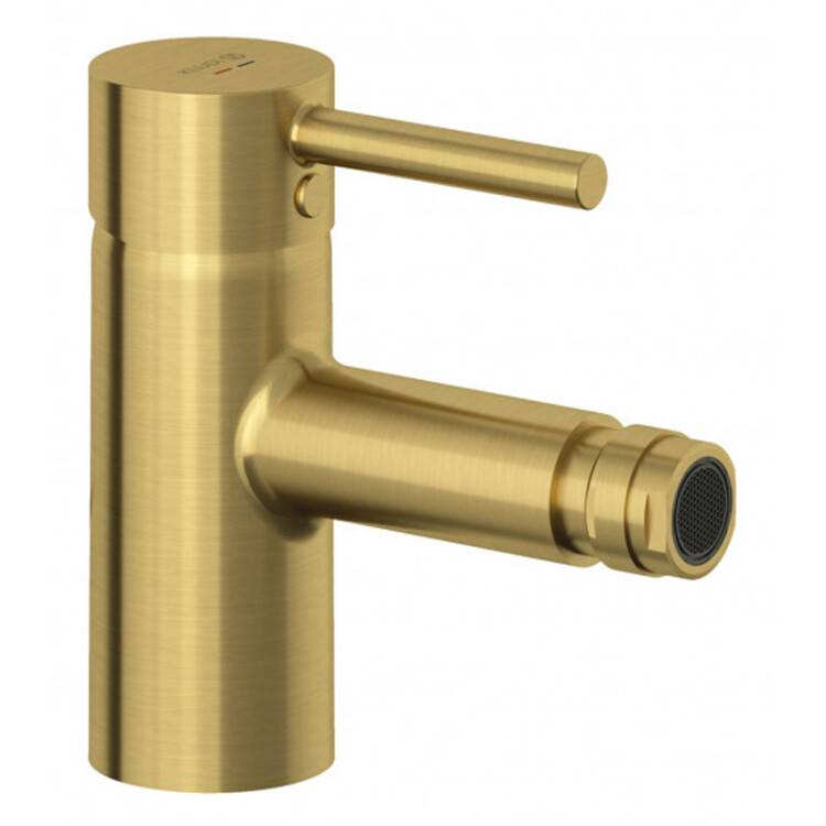 Смеситель для биде Kludi BOZZ однорычажный золото брашированное 38533N076