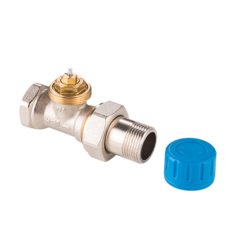 Клапан термостатический прямой Tiemme Premium 1/2 с преднастройкой 72204