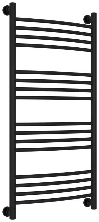 Полотенцесушитель водяной Сунержа Богема выгнутая 1000x500 мм чёрный матовый 31-0221-1050