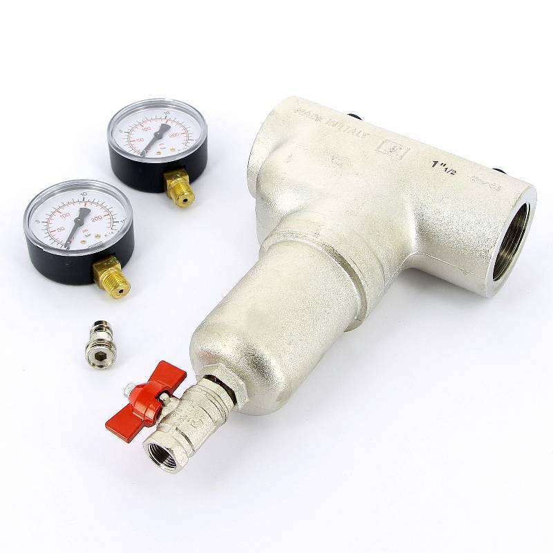 Фильтр промывной Itap 189 с двумя манометрами 1 1/2 189 1 1/2