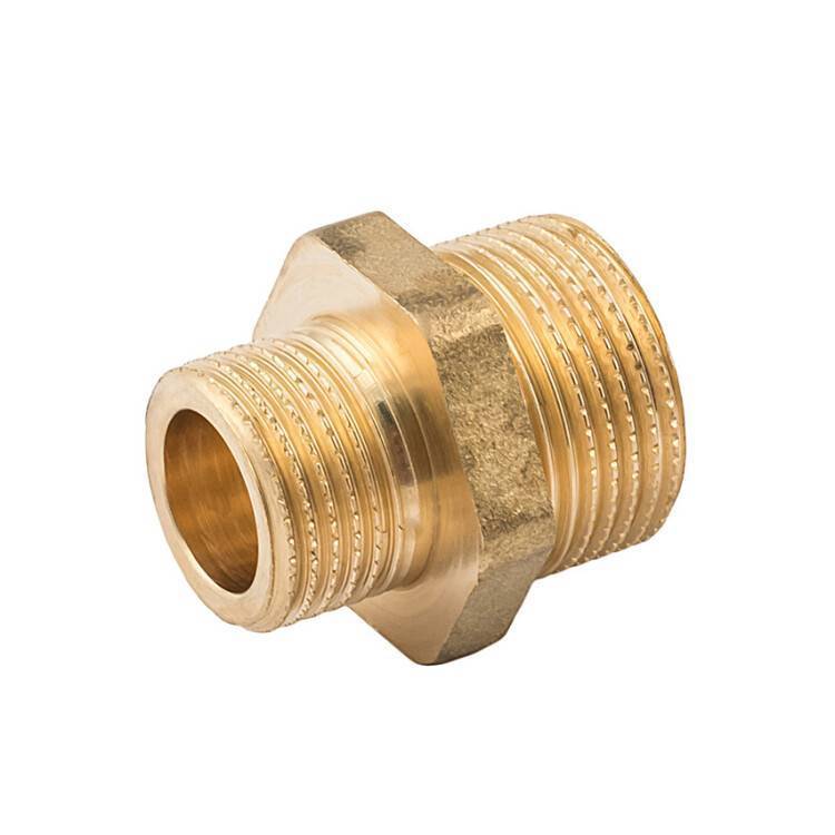 Ниппель переходной Metalit 1/2 x 1 НН латунь EBF291210