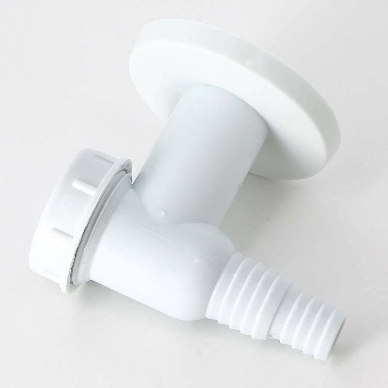 Сифон для стиральной машины Alcaplast наружный пластиковый белый APS2