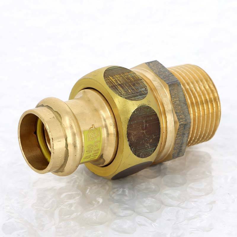 Муфта разъёмная пресс-Н бронза Viega Profipress G плоская прокладка 22x1 390686