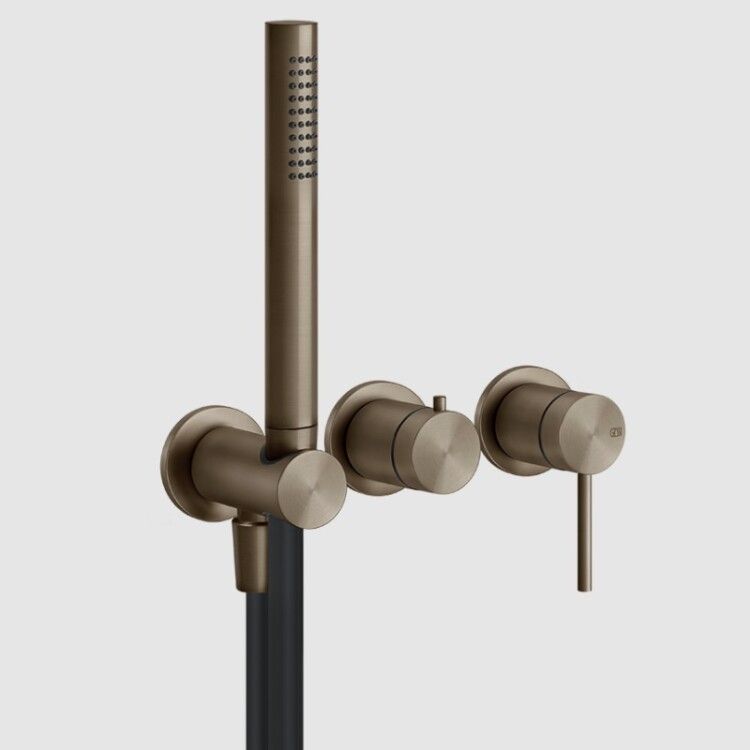 Смеситель для душа Gessi 316 Bath-Shower встраиваемый на 2 потребителя 54039761