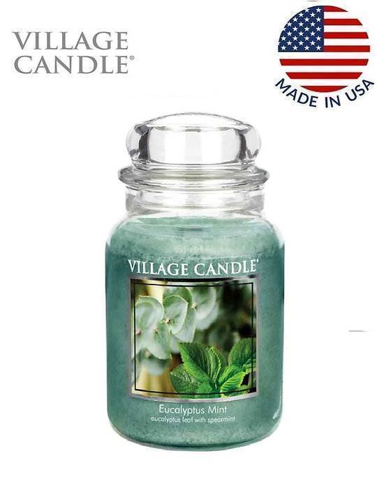 Ароматическая свеча Village Candle Эвкалипт и мята 602 г 10090