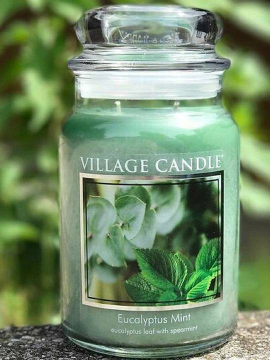 Ароматическая свеча Village Candle Эвкалипт и мята 602 г 10090