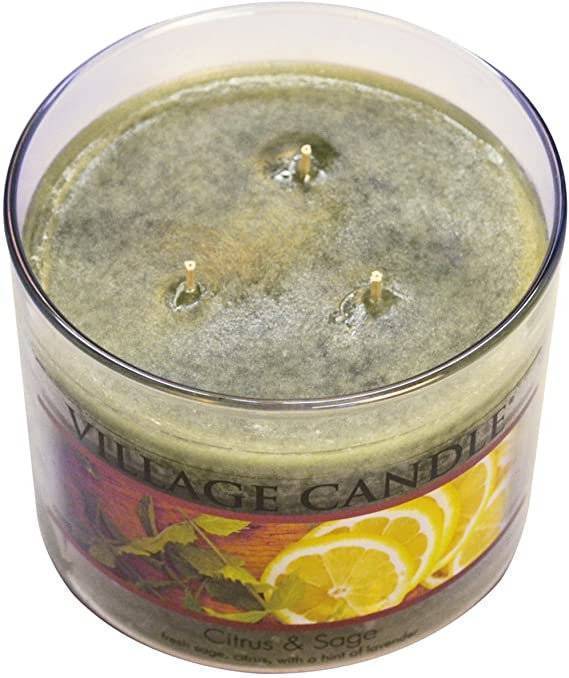 Ароматическая свеча Village Candle Цитрус и шалфей 396 г 10069
