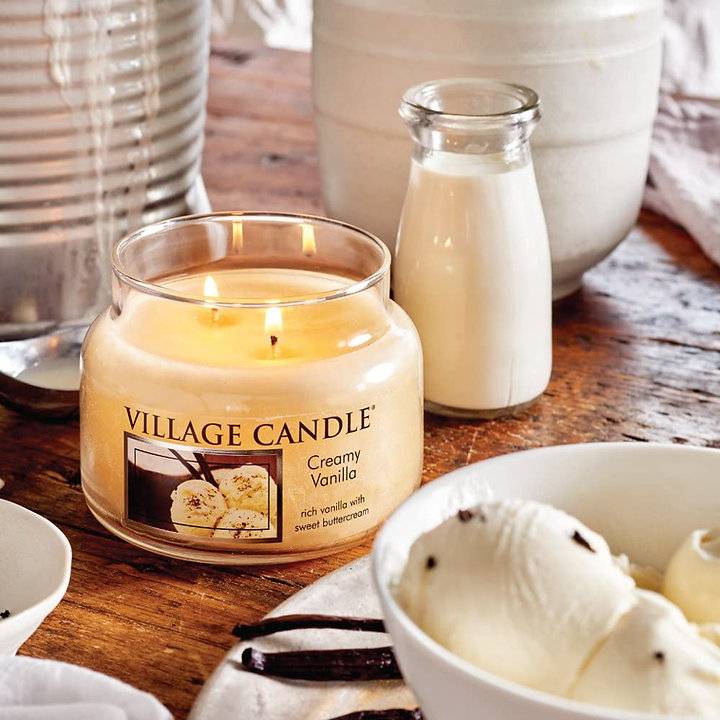 Ароматическая свеча Village Candle Сливочный крем и ваниль 92 г 10082