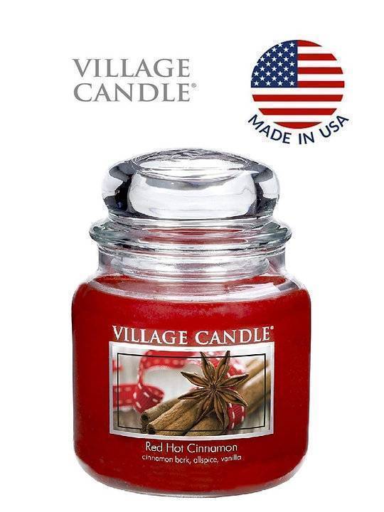 Ароматическая свеча Village Candle Black Pepper & Cinnamon Перец и корица 389 г 10053
