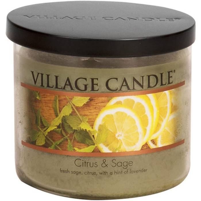 Ароматическая свеча Village Candle Цитрус и шалфей 396 г 10069