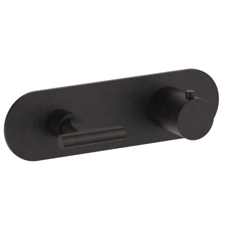 Смеситель для душа Fantini Sailing встраиваемый термостатический Deep Black PVD 67S1J272B