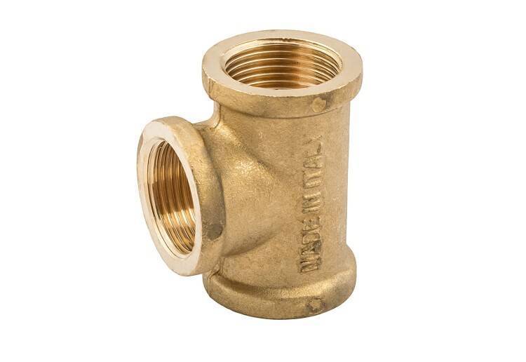 Тройник латунный General Fittings 1 ВВВ равнопроходной EBF0710