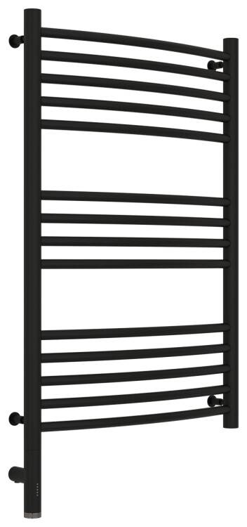 Полотенцесушитель электрический Сунержа Богема 3.0 800x500 мм МЭМ левое черный матовый 3158028050