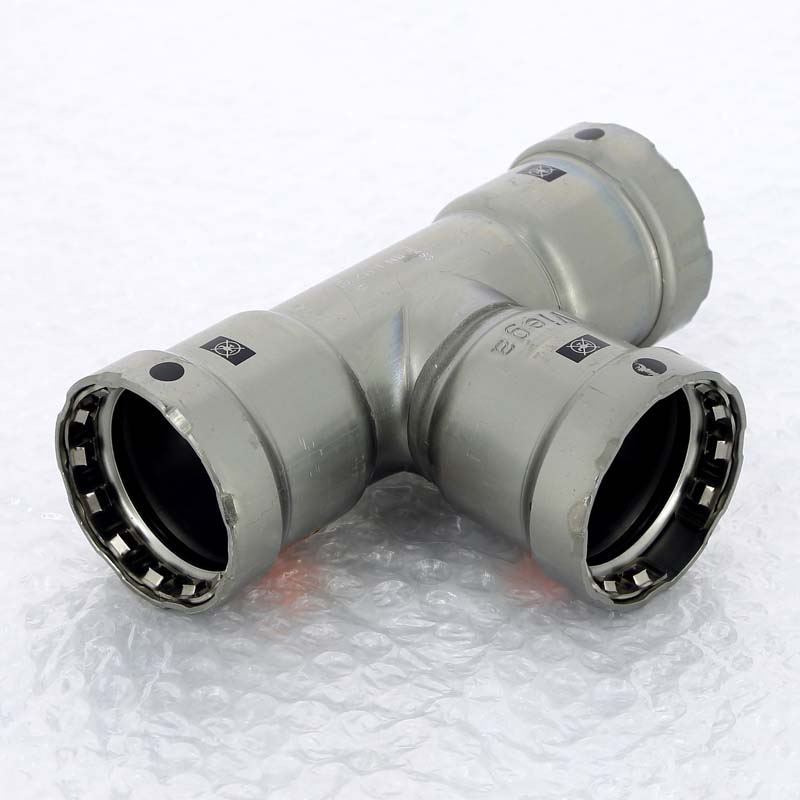 Тройник пресс Megapress Viega 1 1/2x1 1/2x1 1/2 695002