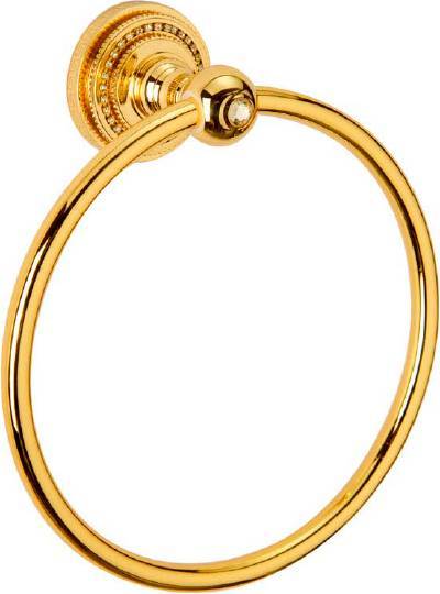 Полотенцедержатель-кольцо Boheme Imperiale подвесной золото 10405