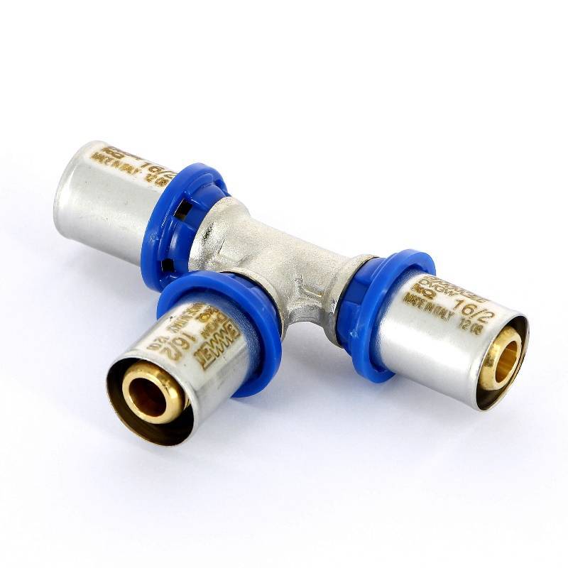 Тройник пресс Emmeti 16x16x16 мм 28101362