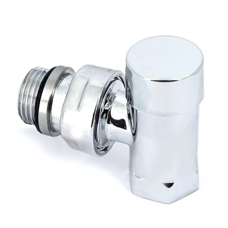 Вентиль обратный Carlo Poletti Compact угловой НВ 1/2 хром V150410B