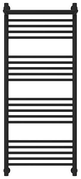 Полотенцесушитель водяной Сунержа Богема+ с 1 полкой 500x1200 мм матовый черный 31-0223-1250
