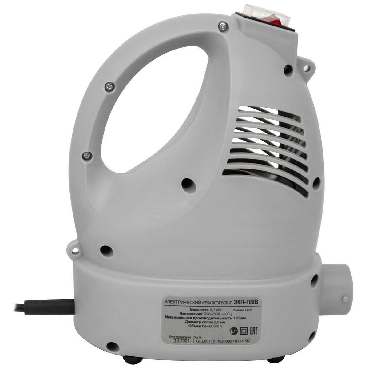 Краскопульт электрический Ресанта ЭКП-700В 700 Вт 75/17/2