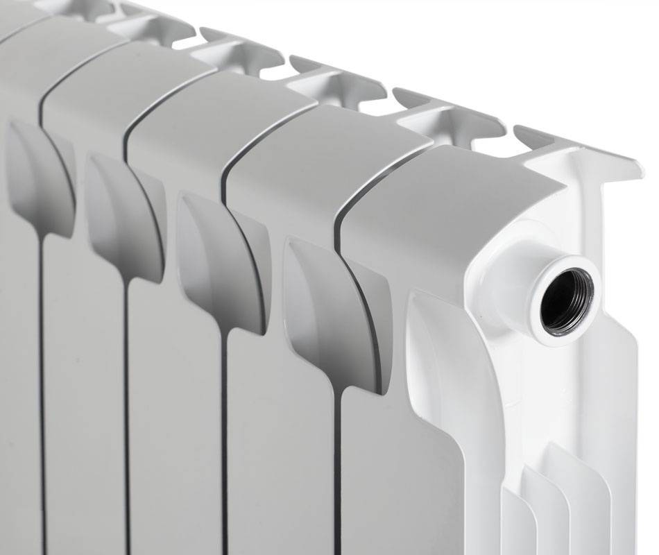 Радиатор биметаллический RIFAR Monolit 500 14 секций боковое подключение белый M50014