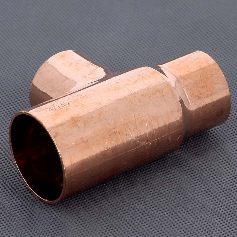 Тройник медный Viega под пайку 42х35х35 мм 122591