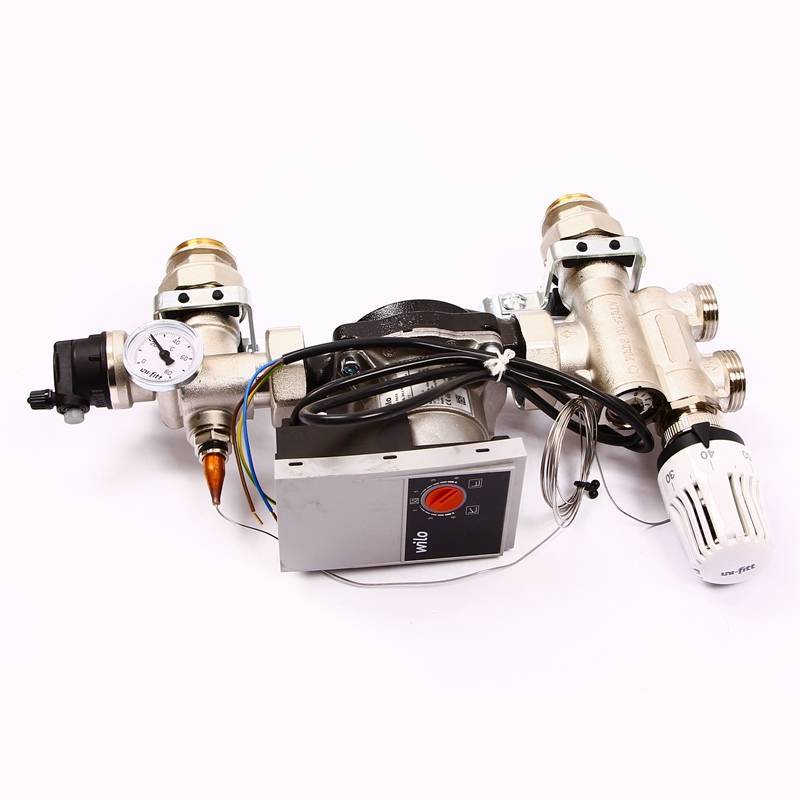 Насосно-смесительная группа Uni-Fitt SOLOMIX 1 с насосом Wilo PARA RS 25/6-130 471E1200