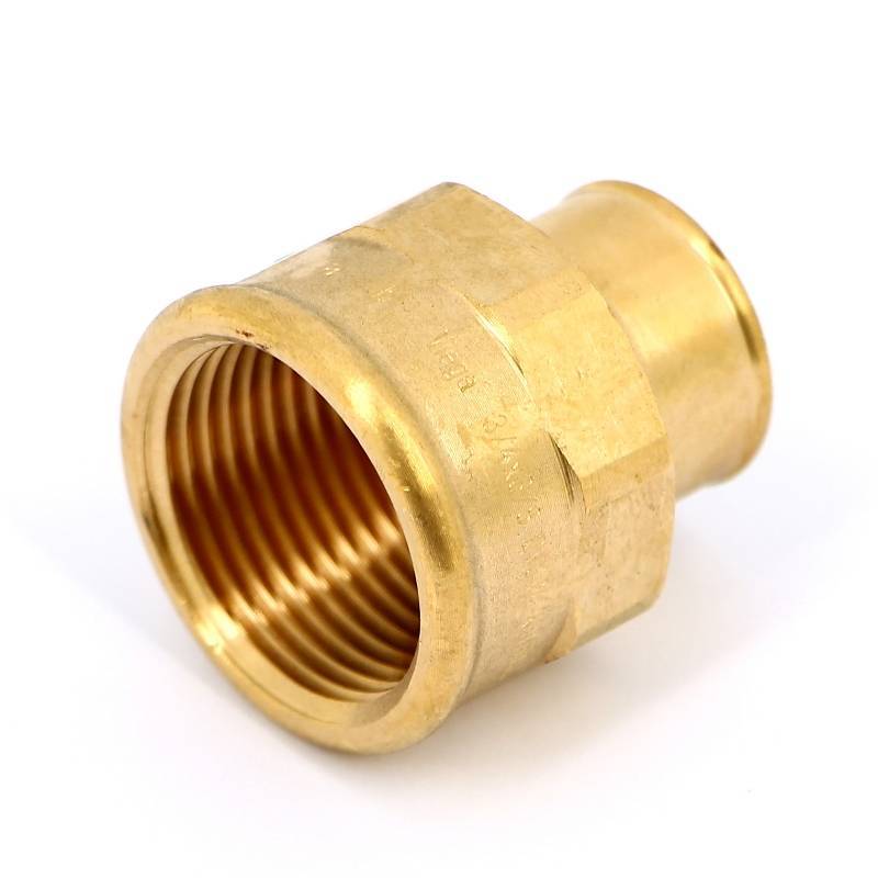 Муфта ВВ переходная Viega 3240 3/4x3/8 бронза 266370