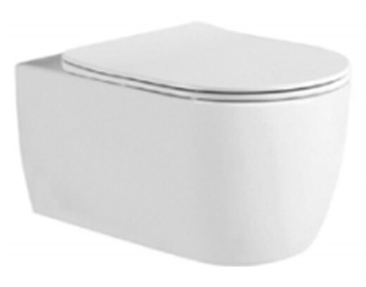 Унитаз подвесной безободковый Splendy Pride Tornado 360х525 мм Crystal glaze белый PR10152VTNWG