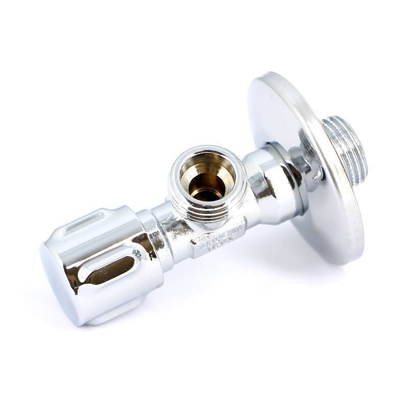 Вентиль приборный Uni-Fitt 1/2 НН для бачков и смесителей металлическая рукоятка 185M2000