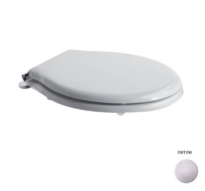 Сиденье для унитаза Globo Paestum 368x415 мм Rovere Bianco PS20RB