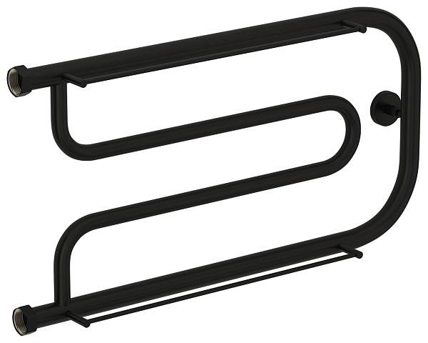 Полотенцесушитель водяной Сунержа Гусли 650x320 мм матовый черный 31-4010-3265