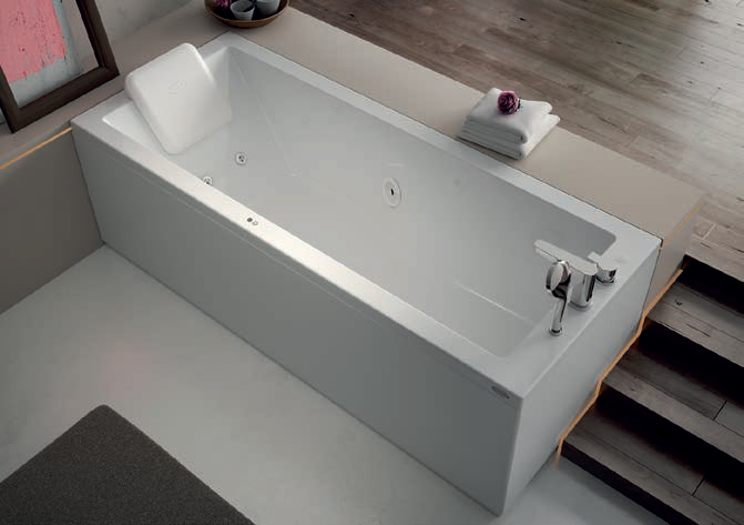 Гидромассажная ванна Jacuzzi Energy 1800x800x570 мм правосторонняя со смесителем ENE301E2300