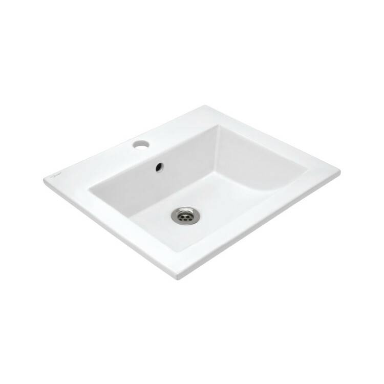 Раковина Jaquar Kubix 505х435х175 мм 1 отверстие под смеситель KUS-WHT-35601