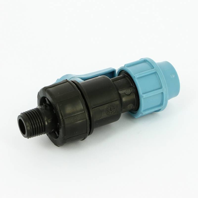 Кран для труб ПНД Unidelta НВ 1/2 полипропилен PP-B 1075002002001