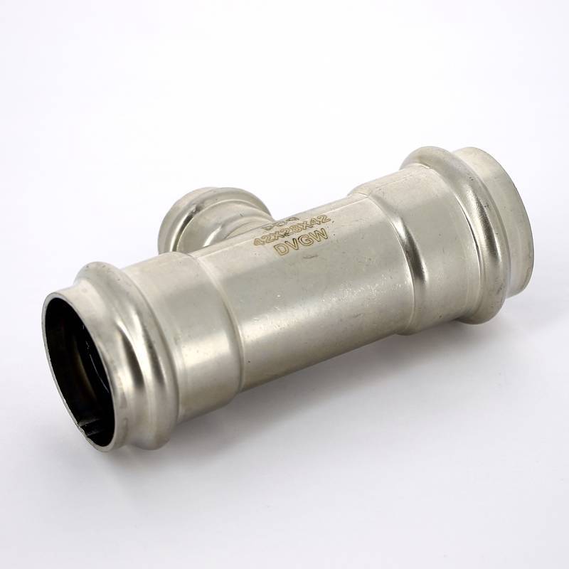 Тройник пресс IBP B Press Inox 42х28х42 мм нержавеющая сталь PS5130 0422842