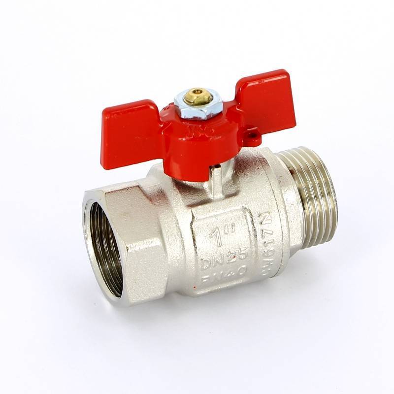 Кран шаровой Uni-Fitt 1 НВ полнопроходной бабочка 111T4000