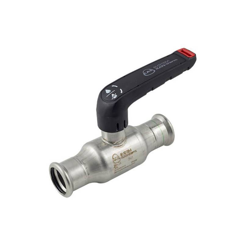 Кран шаровой пресс KAN-therm Inox 54 мм нержавеющая сталь 1609278006