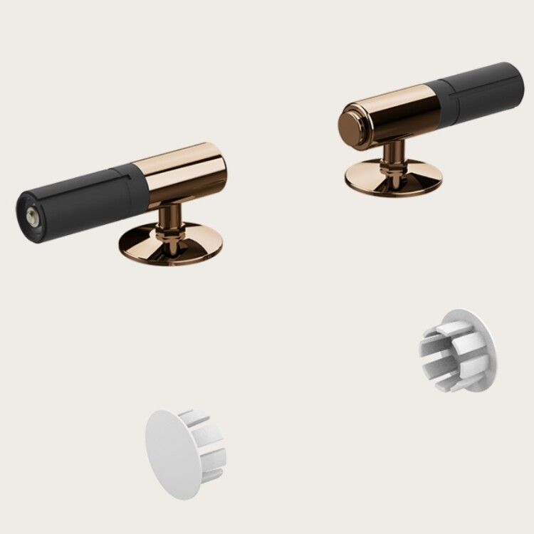 Петли для сиденья унитаза Gessi плавного закрывания Copper PVD 39184030