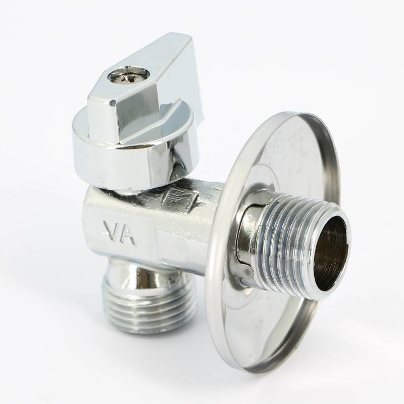 Кран шаровой Uni-Fitt 1/2 НН для подключения бачков и смесителей хром 180A2000