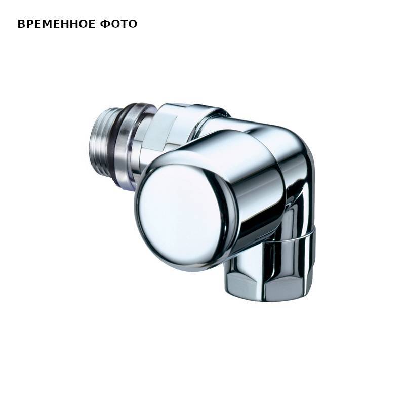 Вентиль термостатический трехосевой правосторонний FAR TopLine 1/2 гайка M24x19 серебро FL 0101 12P