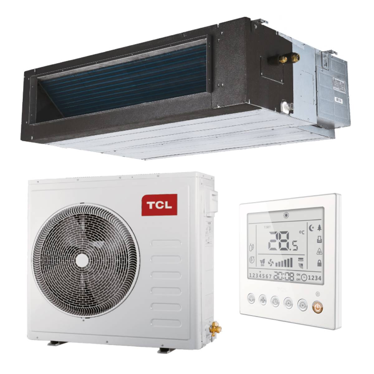 Кондиционер канальный TCL TTB-36HWIA/TOU-36HISA инверторный