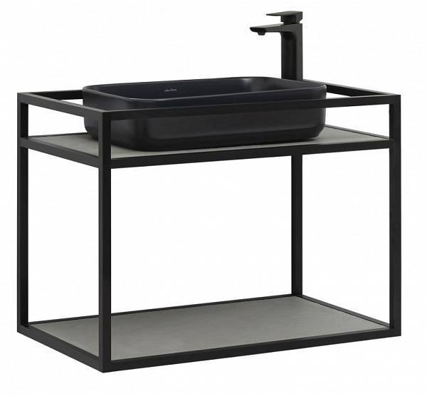 Консоль под раковину Allen Brau Liberty 75 см подвесная черный 1.33001.BB
