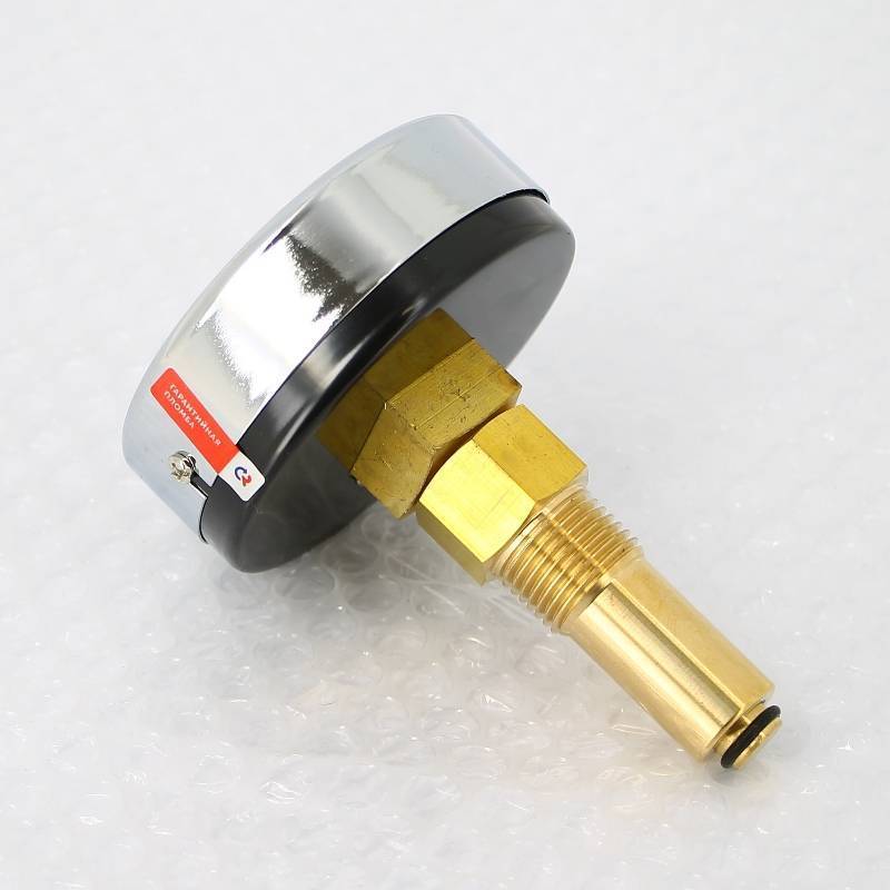 Термоманометр аксиальный Росма ТМТБ-31Т.1 80 мм 10 бар 120 °C G1/2 00000002292