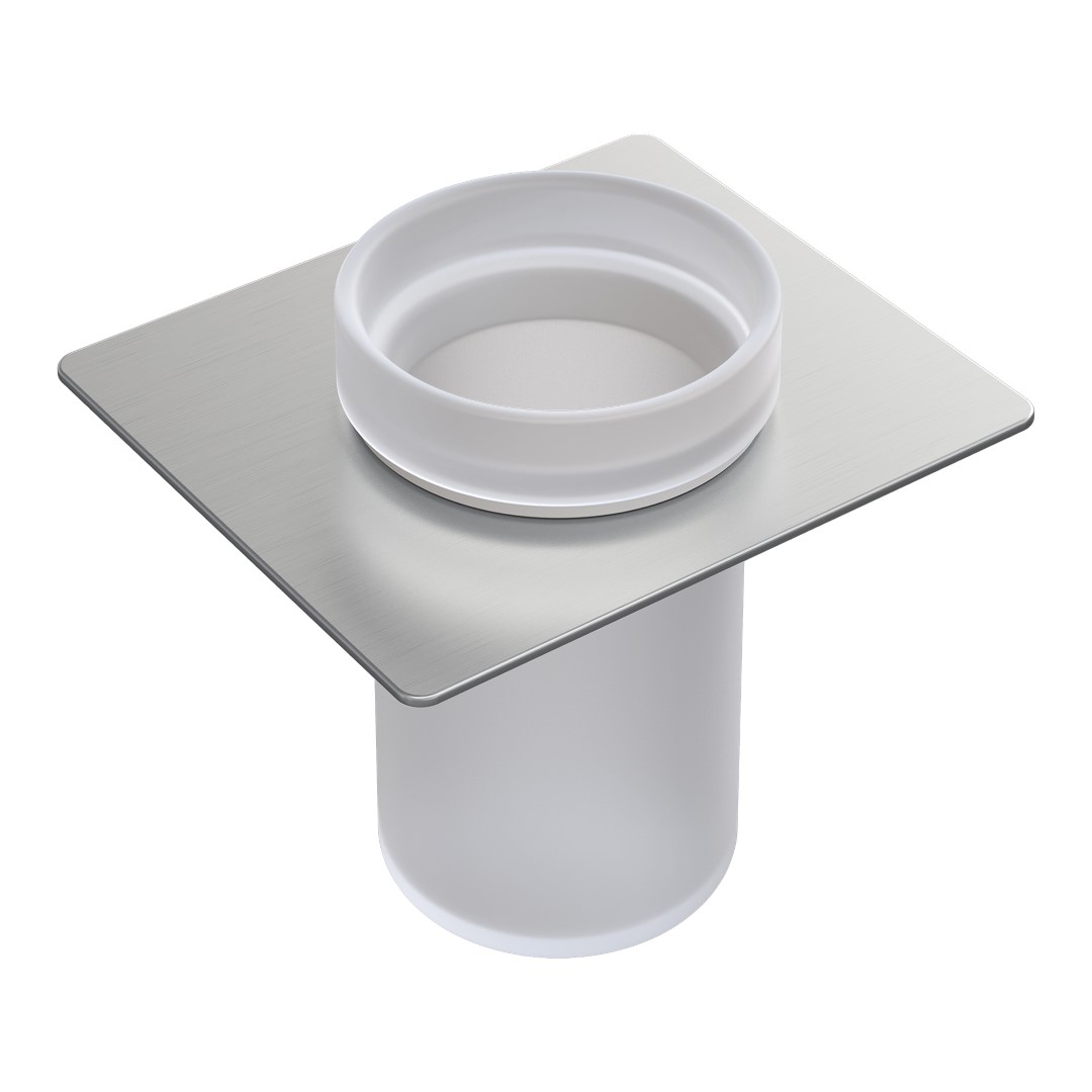 Стакан для зубных щеток подвесной Boheme Space стеклянный никель 10966-NB-TUM