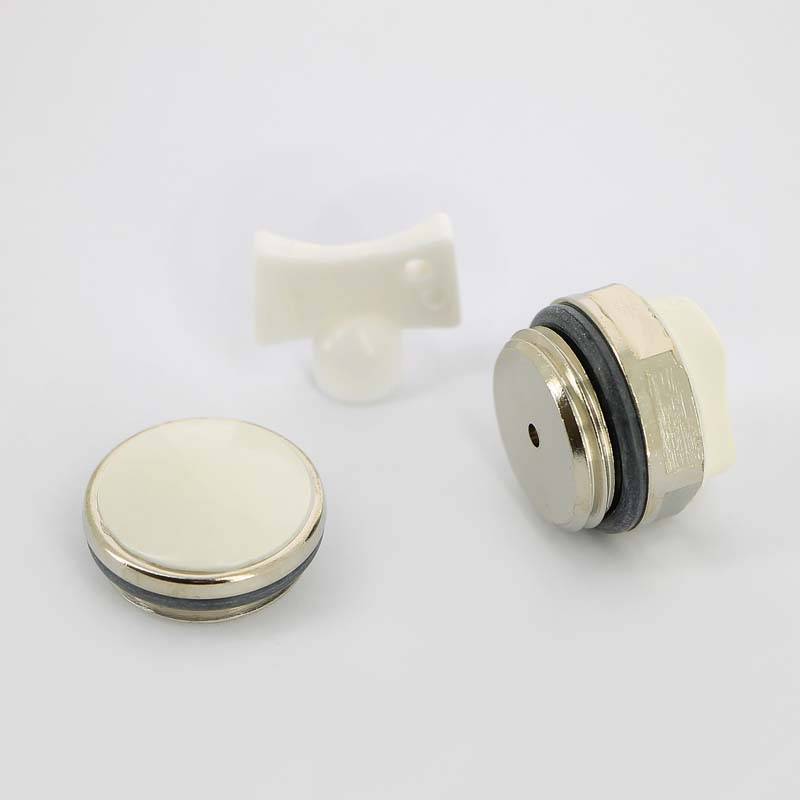 Комплект для подключения радиатора UNI-FITT 1x1/2 дюйма с силиконовой прокладкой RAL 9016 KIT0112SIL11