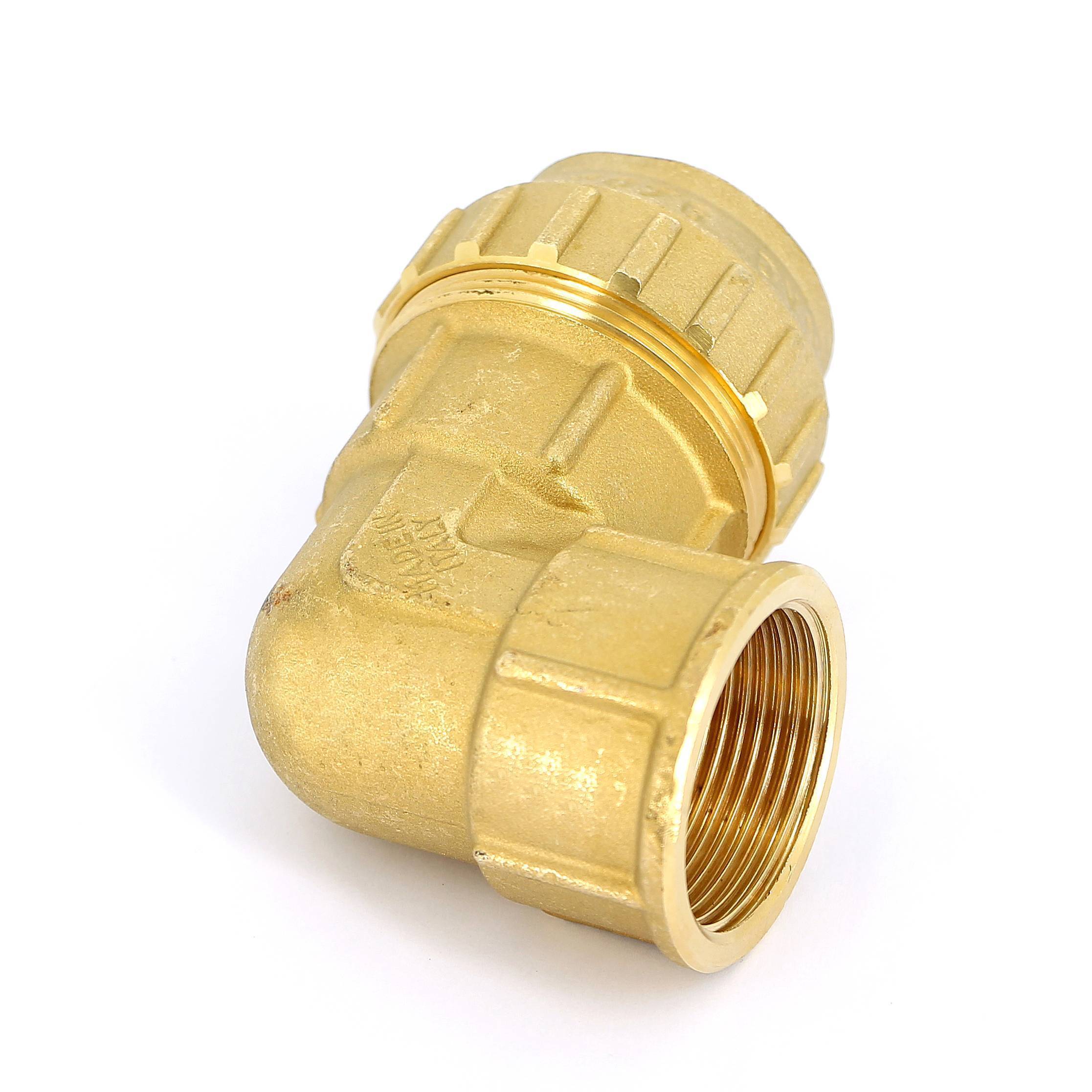 Угольник обжимной Tiemme 3465CR 40х1 1/4 внутренняя резьба латунный 3400035