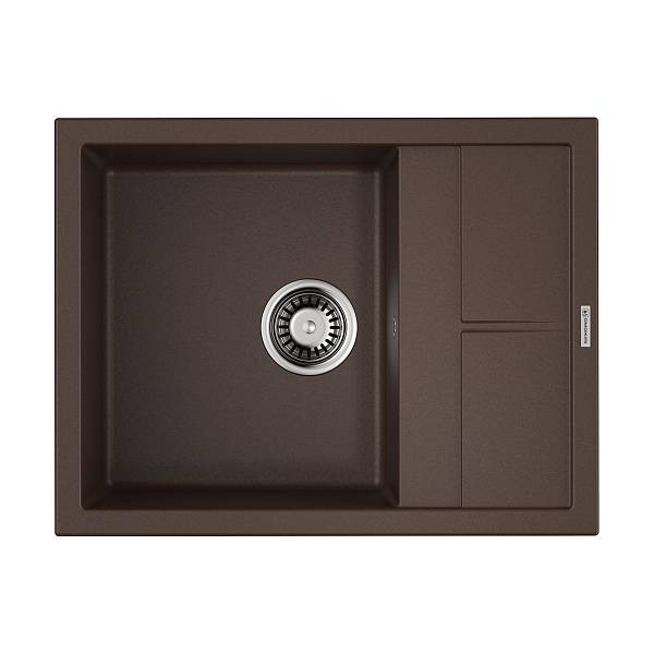 Кухонная мойка Omoikiri Sumi 65-DC Tetogranit 65x50 см темный шоколад 4993674