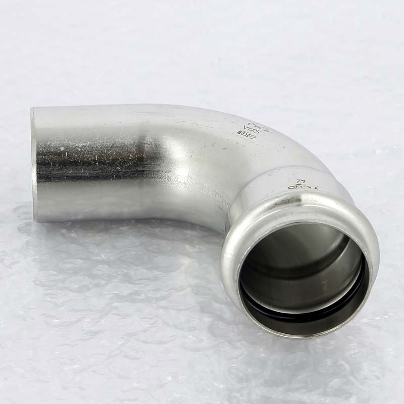 Отвод однораструбный 90° Viega Sanpress Inox пресс нержавеющая сталь 42 мм 435752