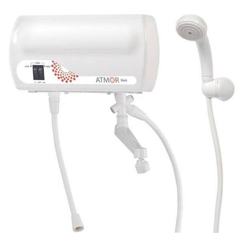Водонагреватель электрический проточный Ariston Atmor Basic 5 кВт душевая лейка 3520064